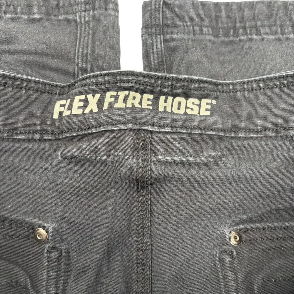 Duluth Trading Flex Fire Hose 36x29 Black Standard‎ Fit Cargo Jeans